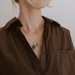 Hattie Resin Pendant Necklace