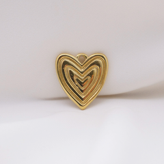 Layered Heart Charm (Large)