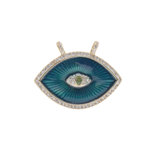 Green Evil Eye Charm (Large)