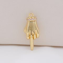 Middle Finger Charm (Medium)