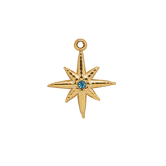 Blue North Star Charm (Large) - Waterproof