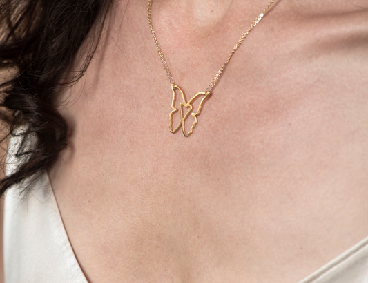 Lucy (butterfly) Necklace - Transformation