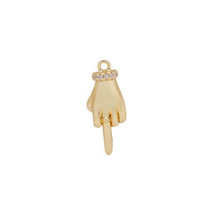 Middle Finger Charm (Small) waterproof