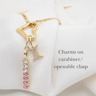 Heart Clasp (Large) - I suggest 3 or less charms for this carabiner