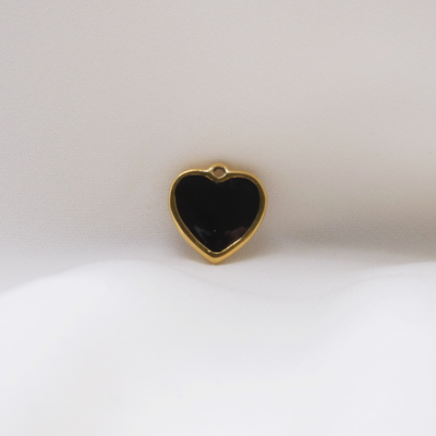 Black Heart Charm (Small)