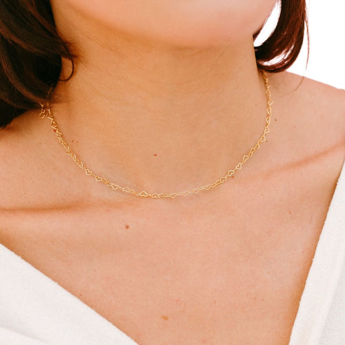 Heart Chain Necklace