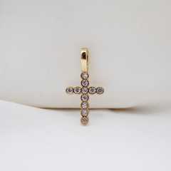 Crystal Cross Charm (Small)