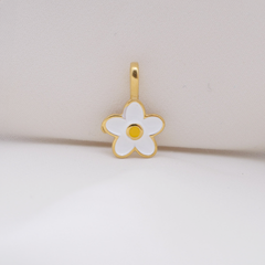 White Daisy Charm (Small - Tiny) - Waterproof