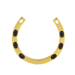 Lady Luck (horseshoe) Black Onyx