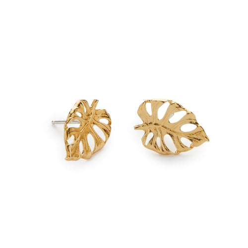 Monstera Earrings