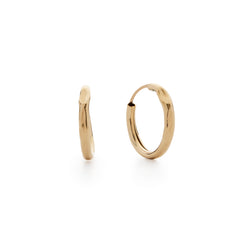 Nina (Sleeper) Hammered Hoop Earrings