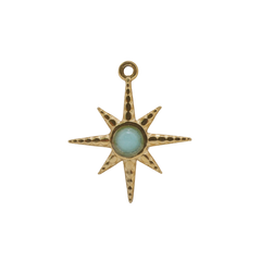 Blue North Star Charm (Large) - Waterproof