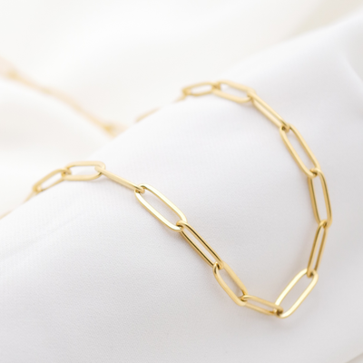 Chunky Paperclip Chain (18 inch)