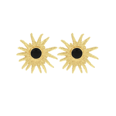 Ruth (starfish) Earrings Black Onyx