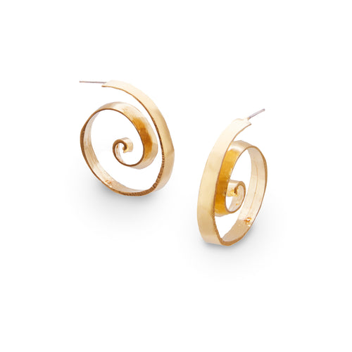 Cynthia (shell hoop) Earrings