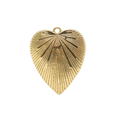 Sunburst Heart Charm (Large)