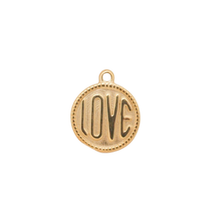 Love Coin Charm (Medium)- Waterproof