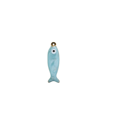 Light Blue Fish Charm (Medium) - Waterproof