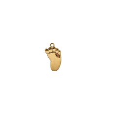 Gold Baby Foot Charm (Small) (Waterproof)