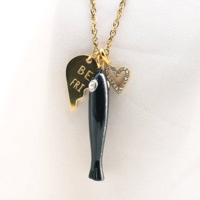 Black Fish Charm (Large)
