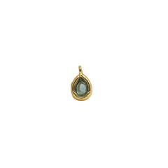 Birthstone Teardrop Charm (Small-Tiny)