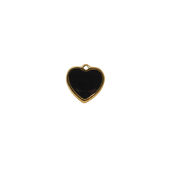 Black Heart Charm (Small)