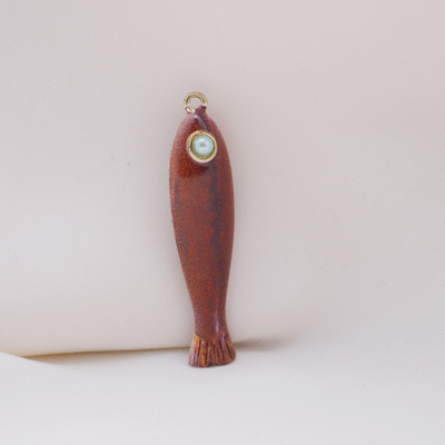 Brown Fish Charm (Large)