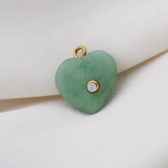 Green Heart Charm (Medium)