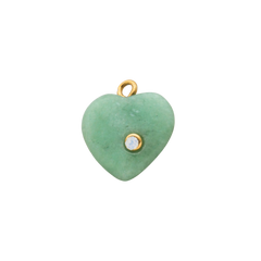 Green Heart Charm (Medium)
