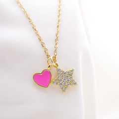 Pave CZ Star Charm (Medium)