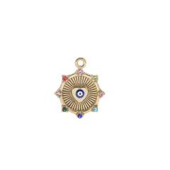 Evil Eye Heart Charm (Medium) - Waterproof