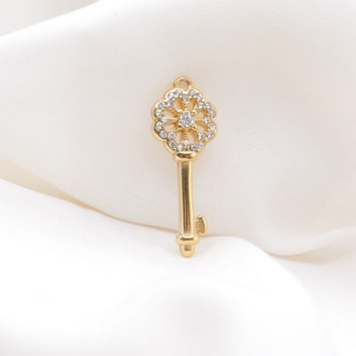 CZ Key Charm (Large) - Waterproof