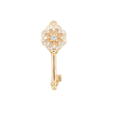 CZ Key Charm (Large)