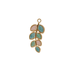 Green and Pink Branch Charm (Medium) - Waterproof