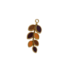 Orange and Brown Branch Charm (Medium) - Waterproof