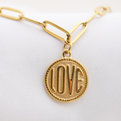Love Coin Charm (Medium)- Waterproof