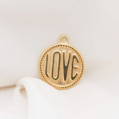 Love Coin Charm (Medium)- Waterproof