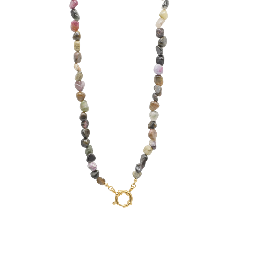 Multicolor Natural Stone Necklace