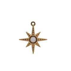 White North Star Charm (Large) - Waterproof