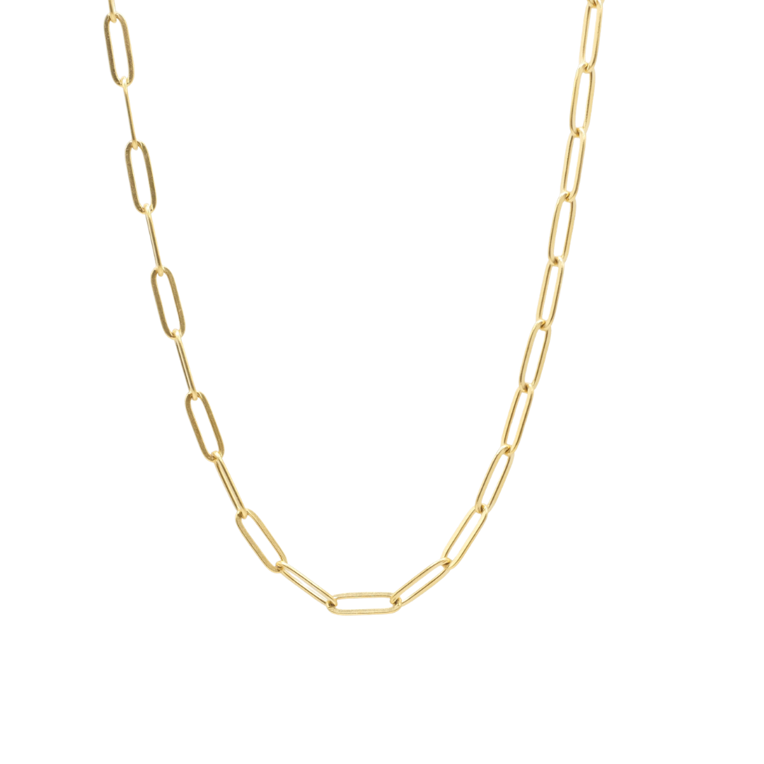 Chunky Paperclip Chain (18 inch)