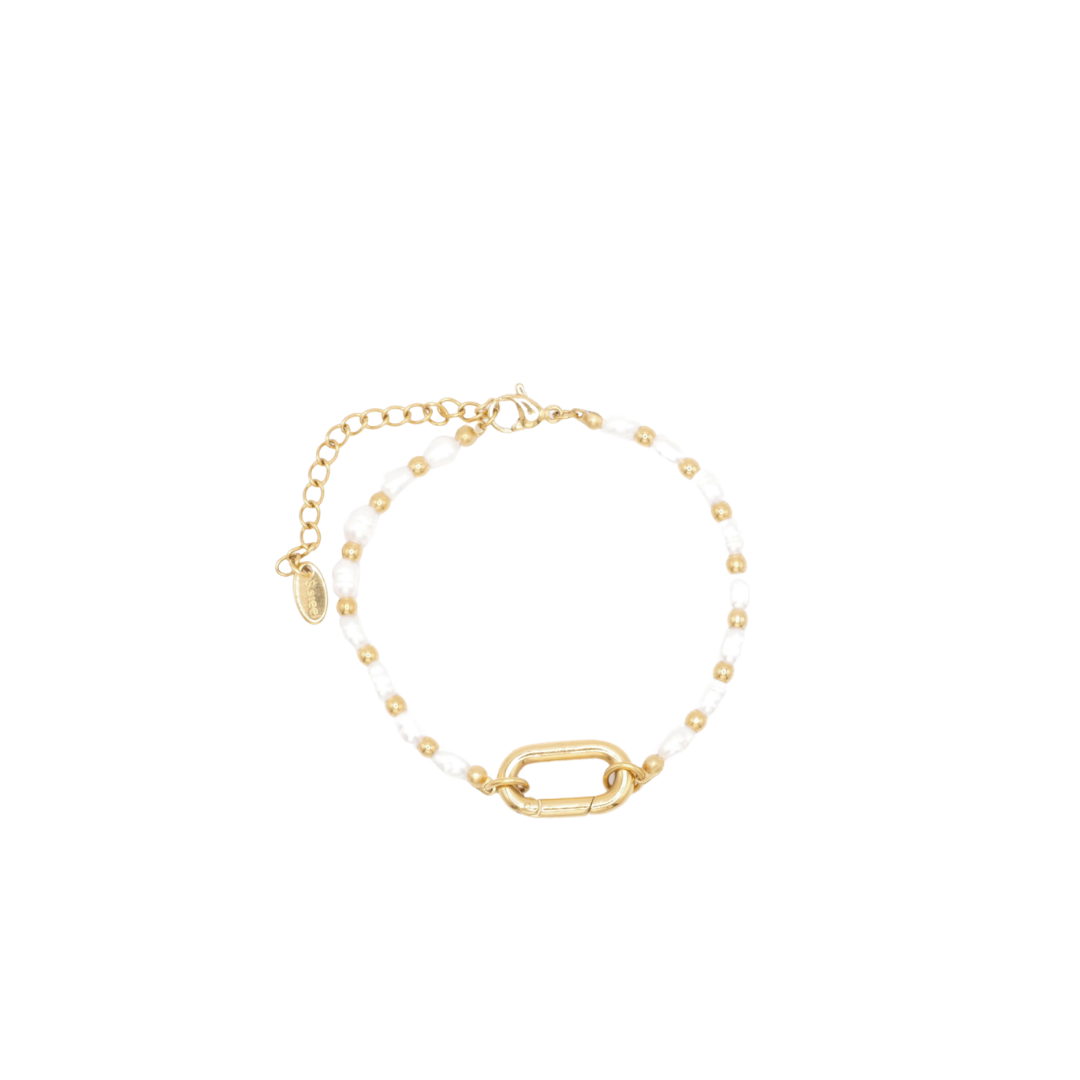 Pearl and Gold Bracelet