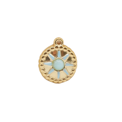Compass Rose Medallion Charm (Small)