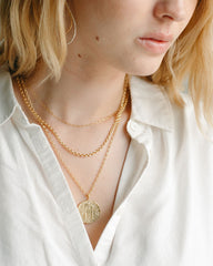 Holly Coin Pendant